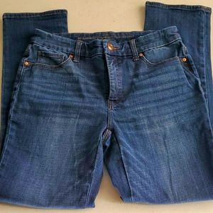 Chico's So Slimming Girlfriend Slim Leg Crop Jeans